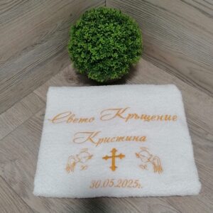 Хавлиена кърпа с ангелчета