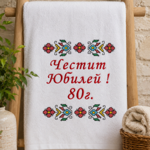 Кърпа за Юбилей с шевици